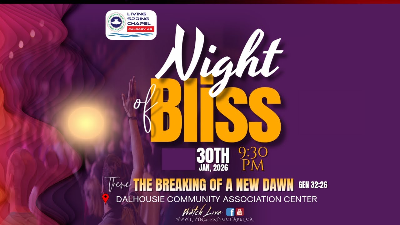 NIGHT OF BLISS | THE BREAKING OF A NEW DAWN | 30TH JANUARY, 2026