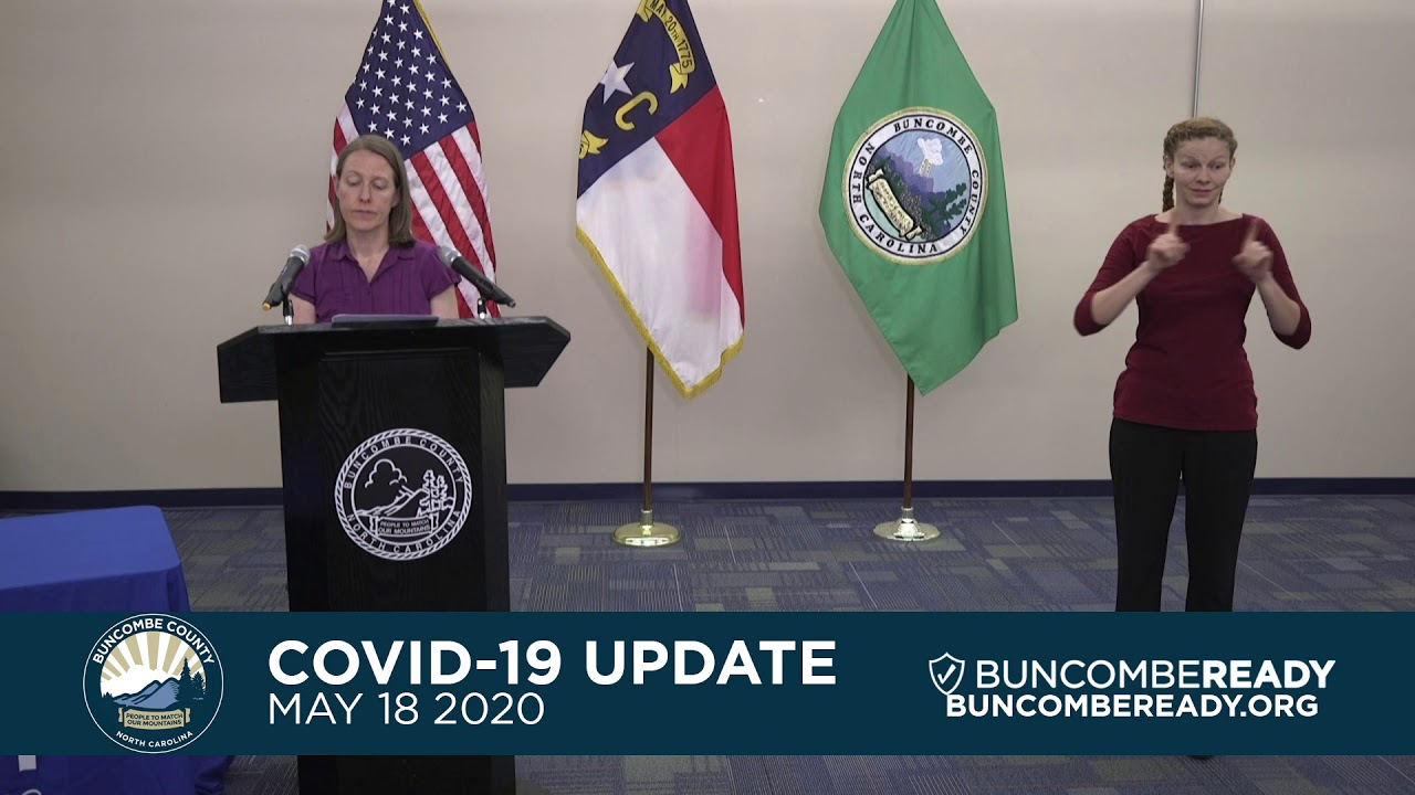 Buncombe County COVID-19 Community Update (May 18, 2020)