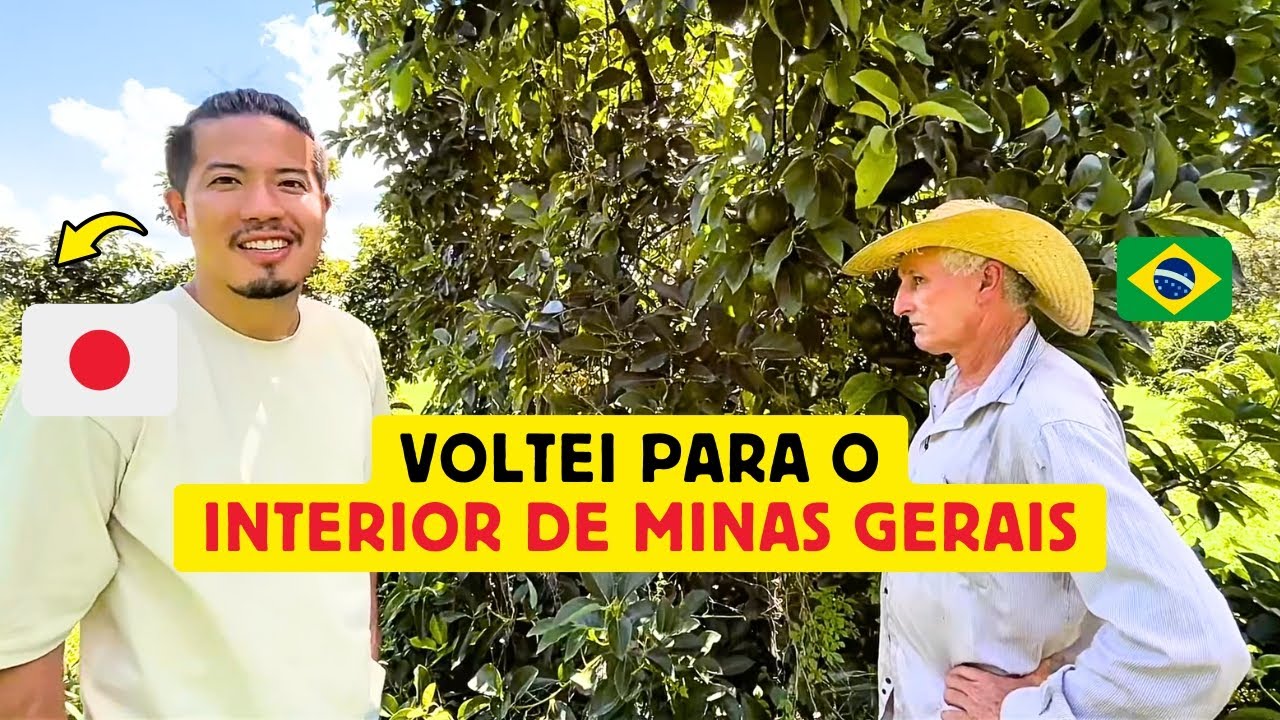 Um japonês voltou para o interior de Minas Gerais, São Sebastião do Paraíso