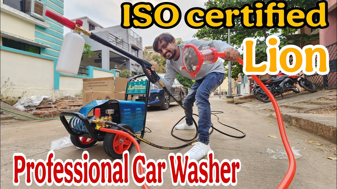 ISO certified company Lion Li2500P commercial car washer machine review 