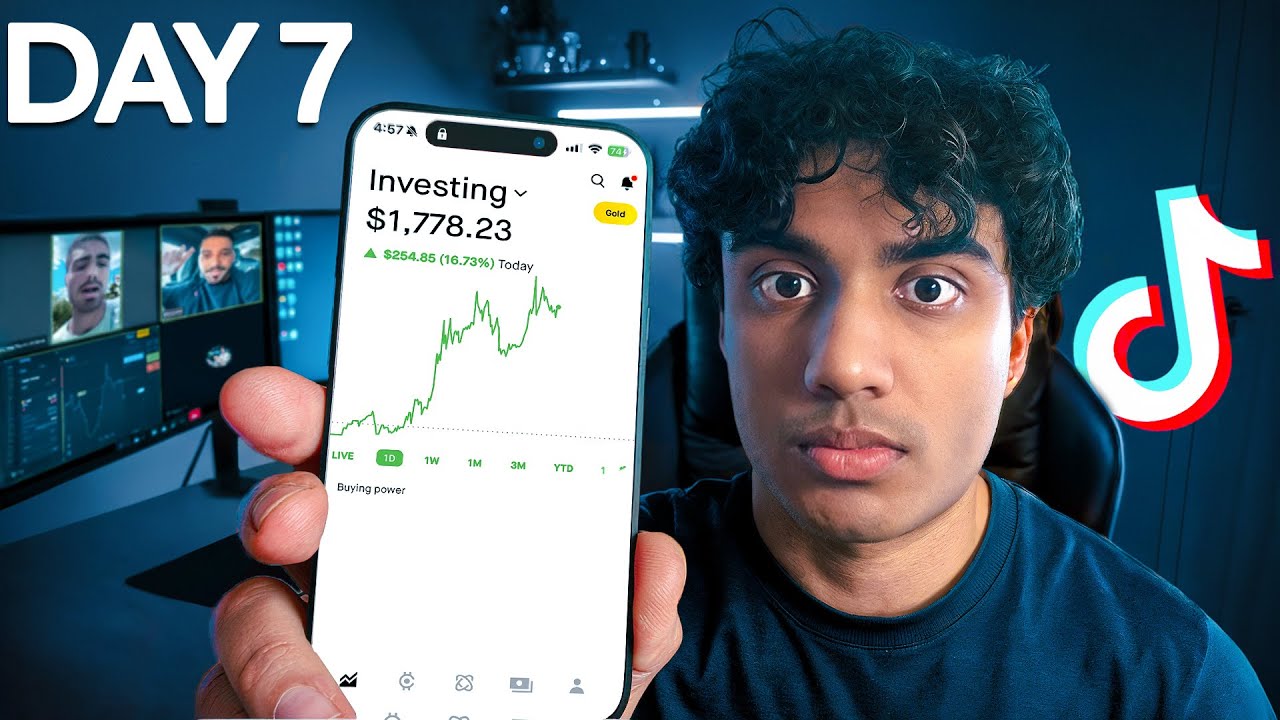I Copied TikTok Day Traders for 7 Days