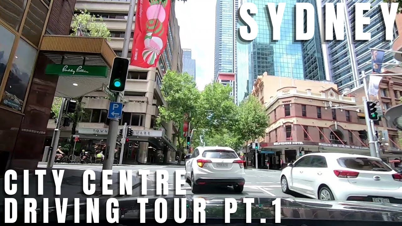 Sydney CBD City Centre Driving from Broadway to Barangaroo  | Sydney NSW Australia 2022