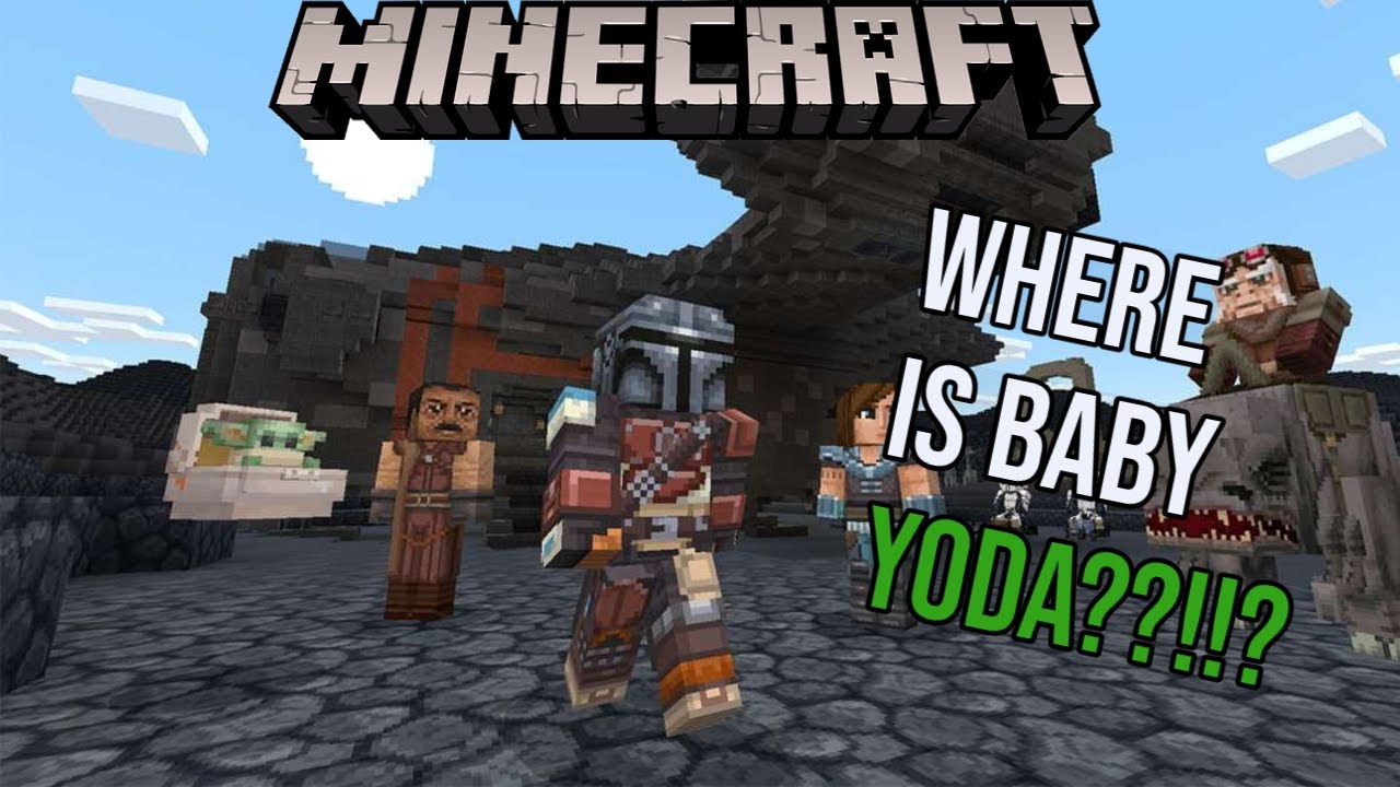 How to find Baby Yoda in Minecraft Star Wars #Mandalorian