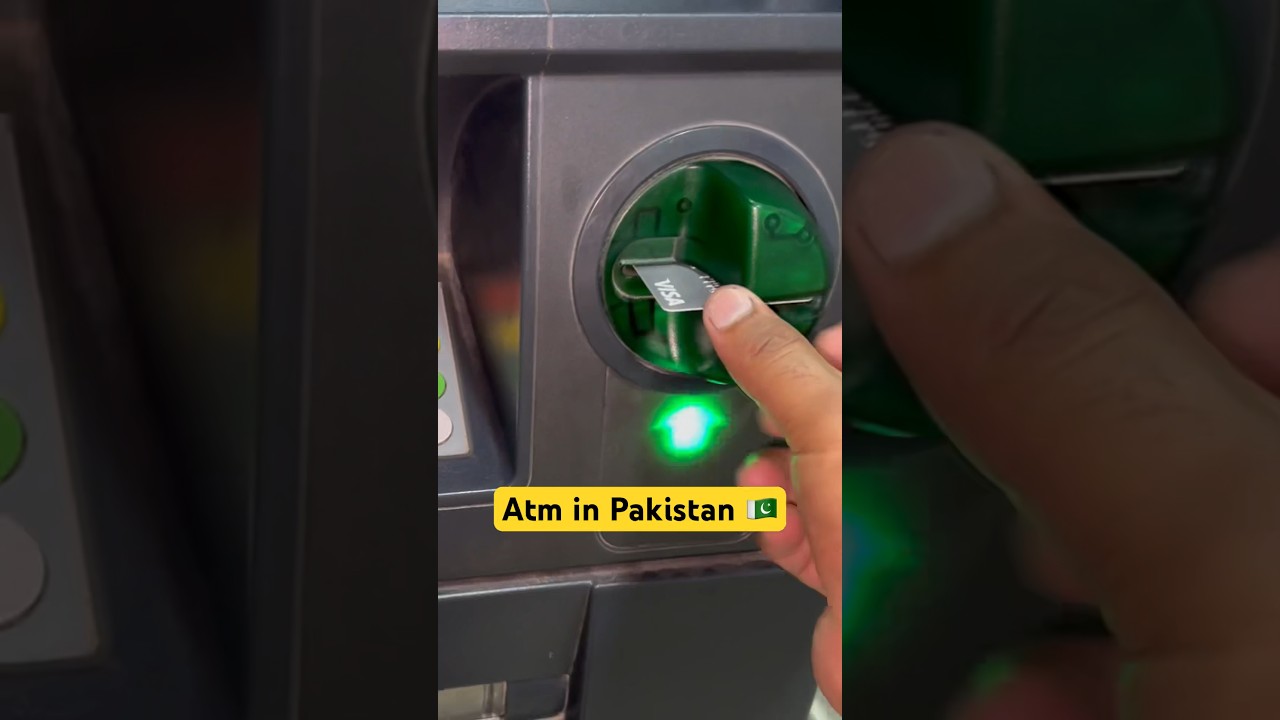 How use ATM in Pakistan 🇵🇰