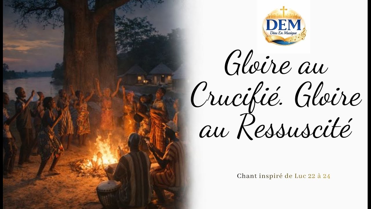 Gloire au Crucifié  Gloire au Ressuscité — Chant inspiré de Luc 22 24