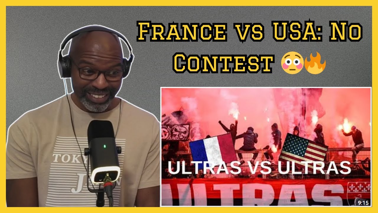 Реакция американцев на: ULTRAS против ULTRAS | Франция против США