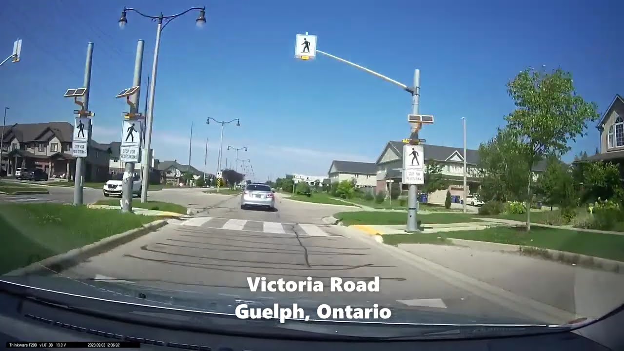 Guelph, Ontario Drive to Fergus Along Highway 6 North (Sept. 3/23)