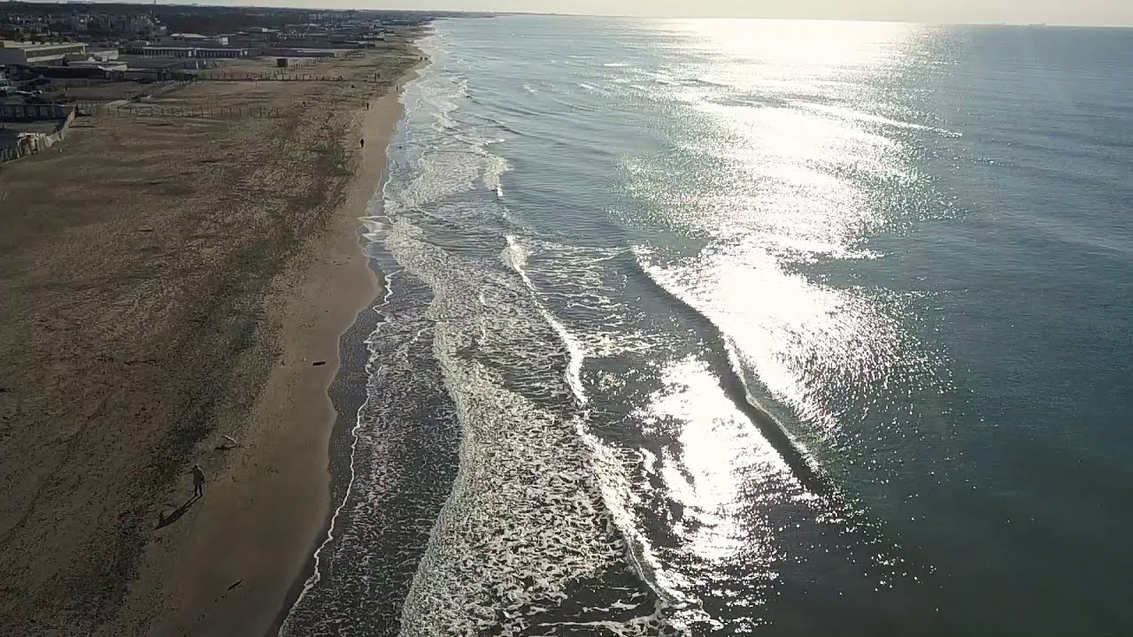 Fregene: Erosione del mare a Fregene dal drone (DJI Mavic pro) - Erosion of the sea in Fregene