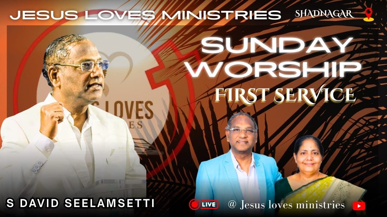 Jesus Loves Ministries || Sunday Worship || First Service || 15 March 2026 || #jlm #live