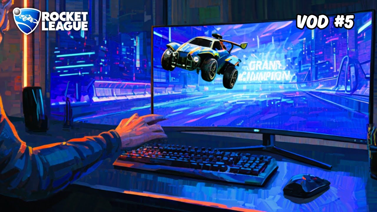 TWITCH VOD 5 - ROCKET LEAGUE