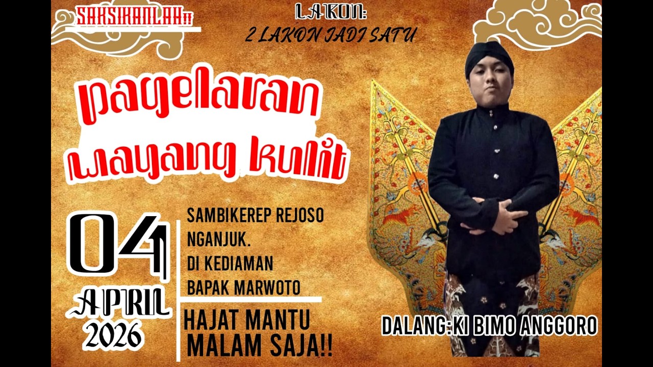 🔴Live Wayang Kulit Dalang 