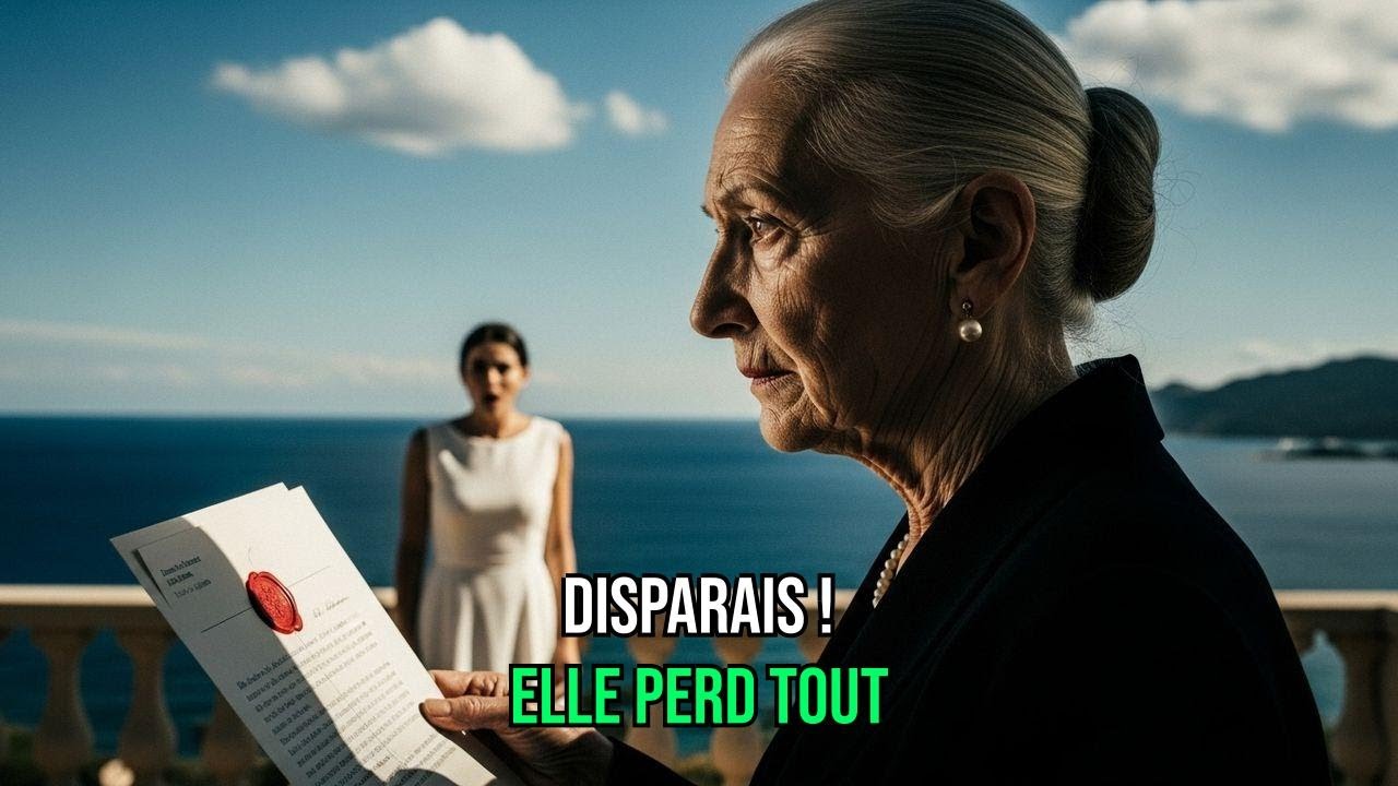 Elle m'a dit de disparaître. Sa pire erreur.