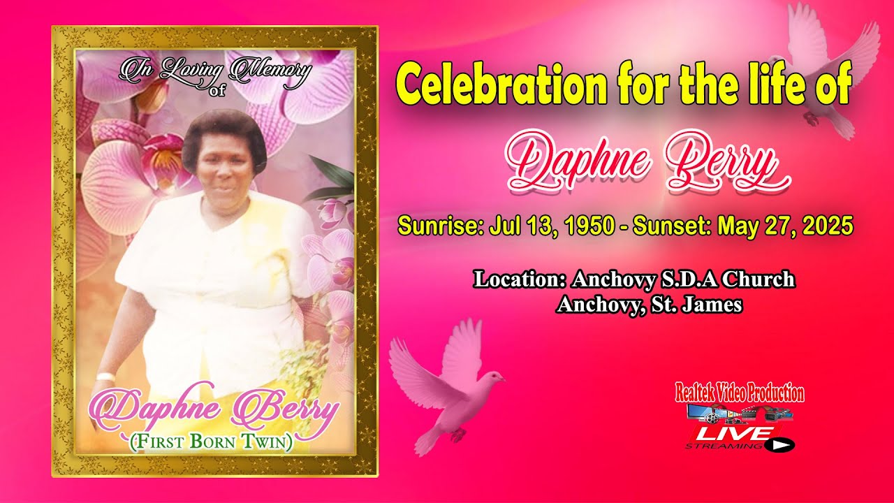 Celebrating the Life of Daphne Berry (First Born Twin)