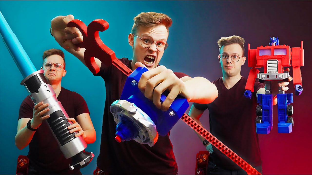I Made GIANT TOYS To Feel Like A Kid Again