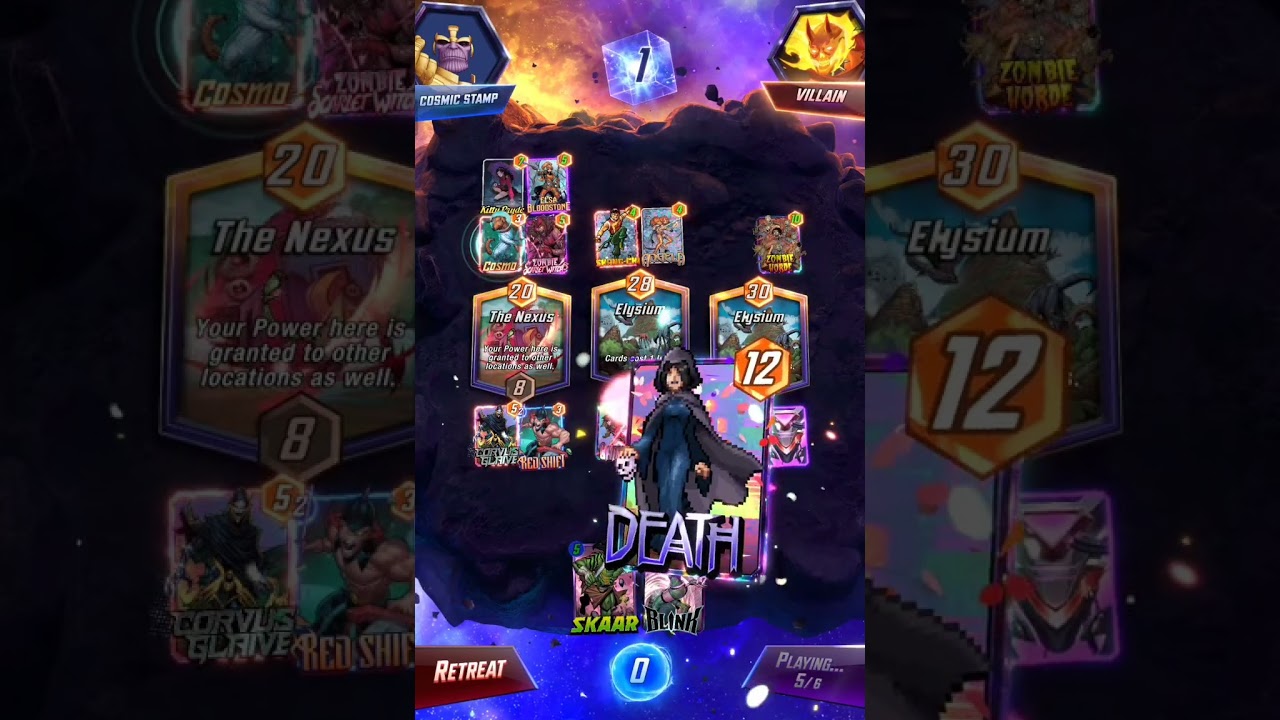 AGATHA+HELA VS COSMO+SHANG CHI #marvelsnap #marvel #marvelstudios #gaming #viralvideo