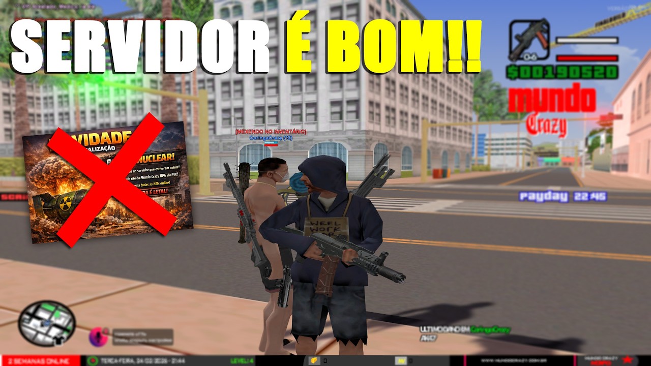 CONHECI ESSE SERVIDOR QUE NÃO É RP - GTA SAMP ANDROID E PC