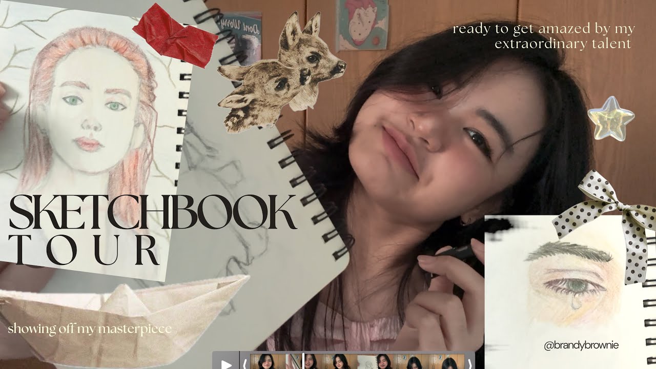 My Sketchbook Tour *i promise it’s really entertaining*