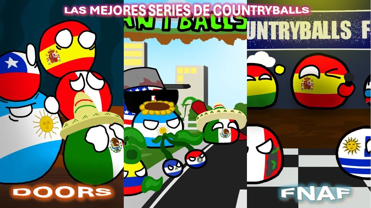 ¡Las Mejores Series de Countryballs! | (Series Completas de MalDibujado)