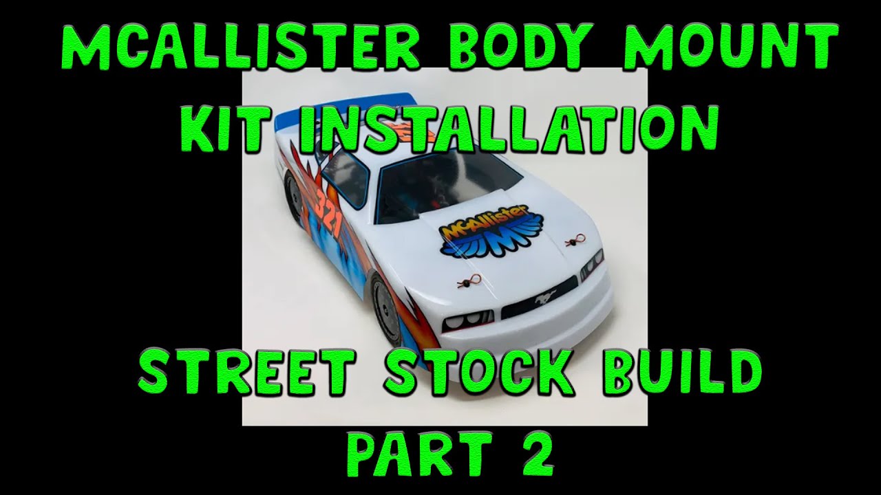 Сборка street stock, часть 2, установка обвеса mcallister на street stock машину B6!