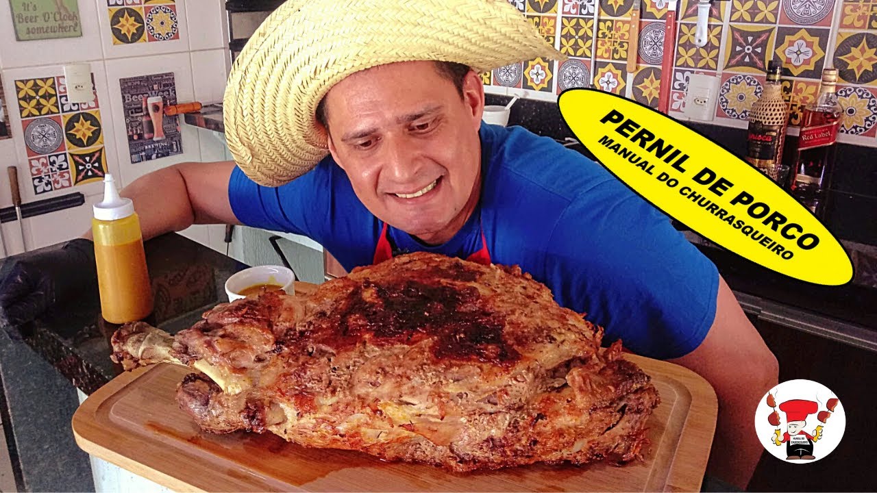 Como Assar Pernil de Porco Inteiro na Churrasqueira Perfeito