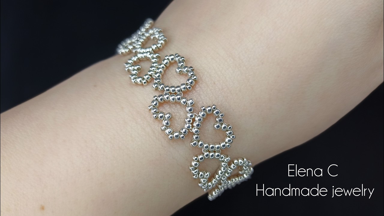 Элегантный Браслет из бисера своими руками Beaded Bracelet Tutorial Beautiful Jewelry HandMade