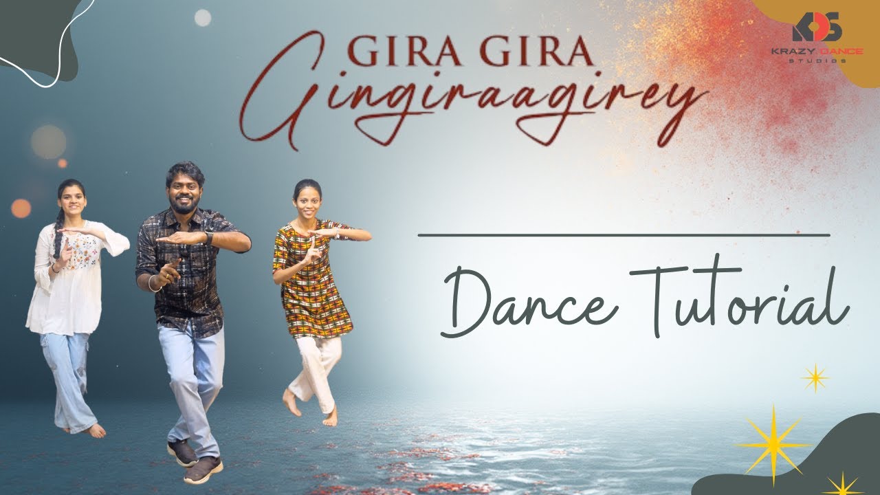 Gira Gira Gingiragirey Dance Tutorial | Easy Steps for Beginners | KDS-Krazy Dance Studios 