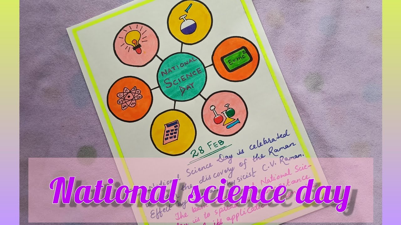 National science day drawing | Science day poster drawing | Science day poster design | #scienceday