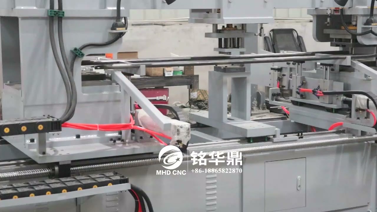 🚀 Automatic Brace Punching Machine with Flattening Function-Cross Brace