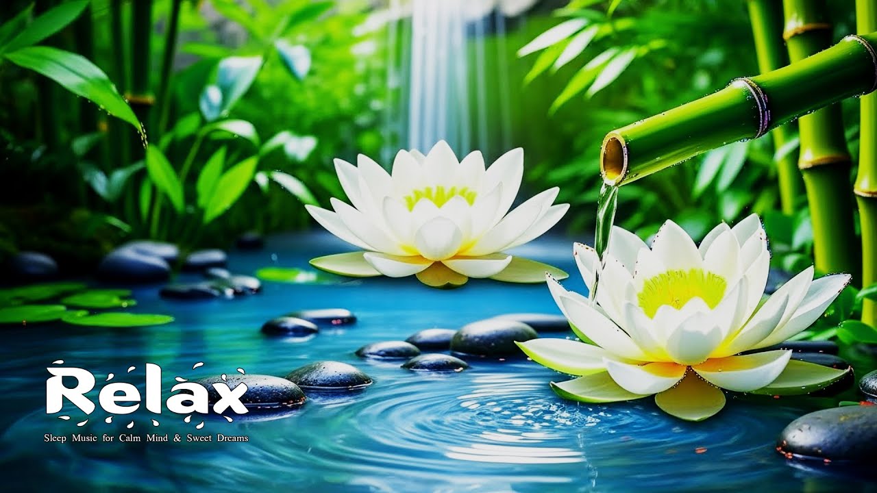 Relaxing Spa Piano with Water Flow 🌿 Beautiful Meditation Music for Mind, Healing & Stress Relief #