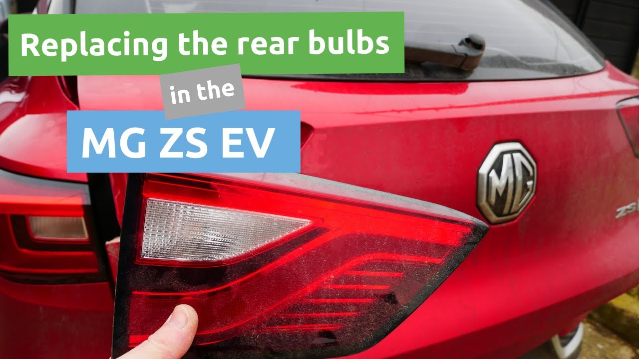How to replace the rear light bulbs on a MG ZS EV