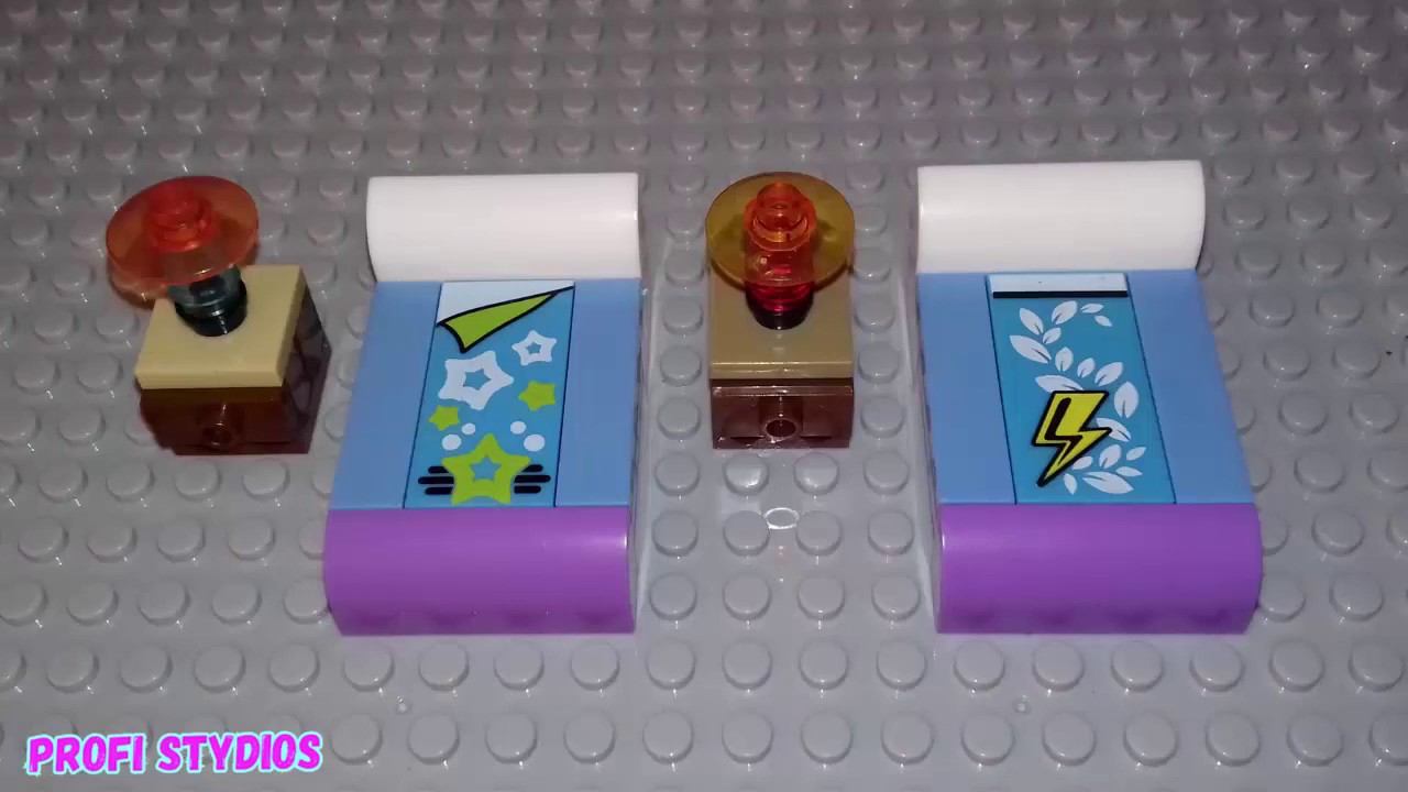 MOC LEGO Собери сам Кровать с тумбочкой