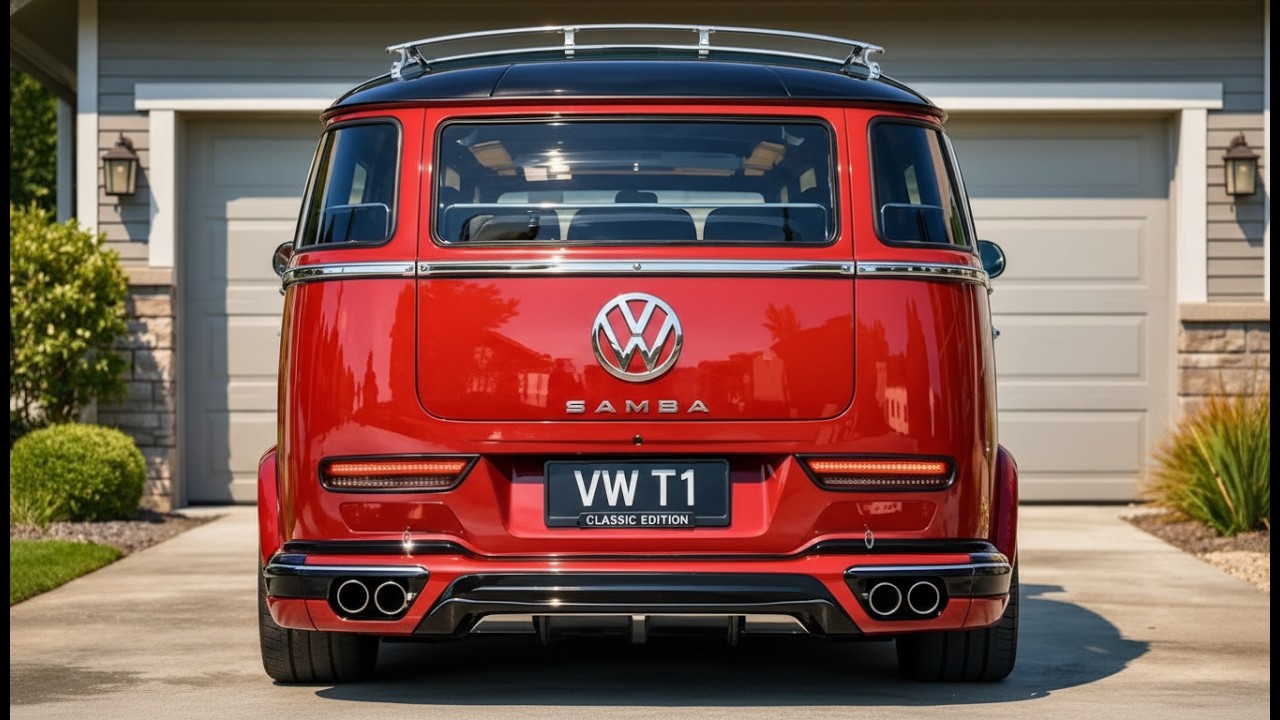 The Legend Returns! Volkswagen 2026 T1 Samba Is Pure Retro Magic 😍