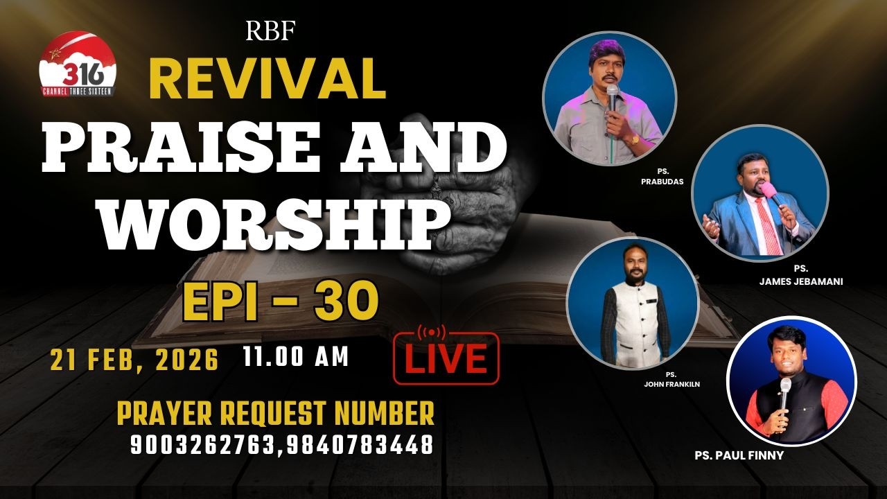🔴Revival of praise & worship | RBF YOUTH WING | 21 FEB 2026 | EPI-30 |Tamil Christian Worship Series