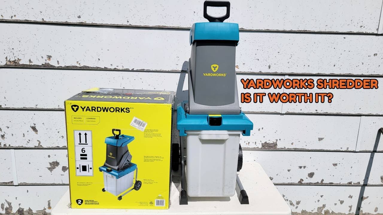 YARDWORKS ELECTRIC GARDEN SHREDDER TUTORIAL ( MAY 2025 )