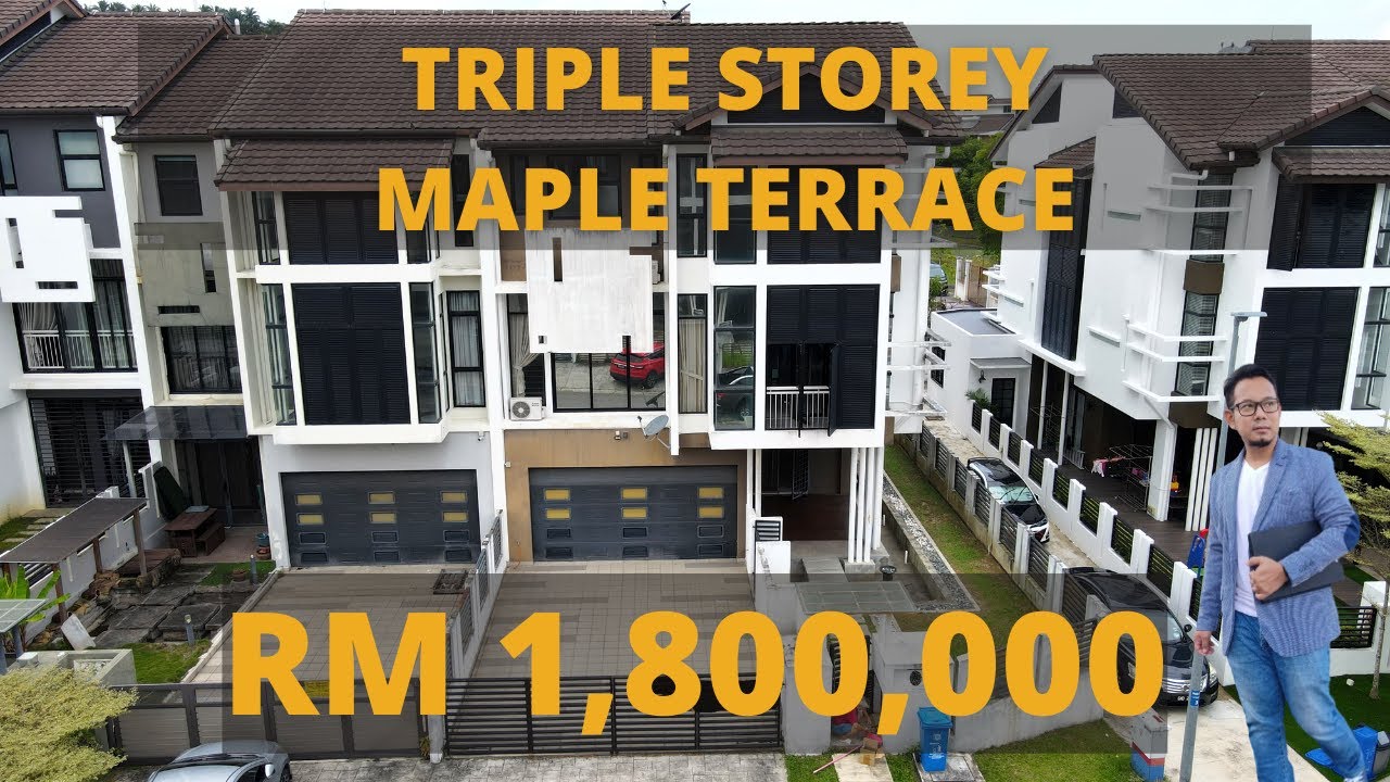#denaialam #luxuryhome Triple Storey Maple Terrace | End Lot | Denai Alam