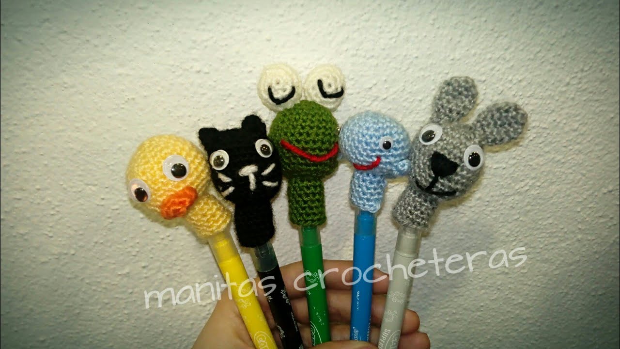 Lapicero Amigurumi -Tutorial pato-