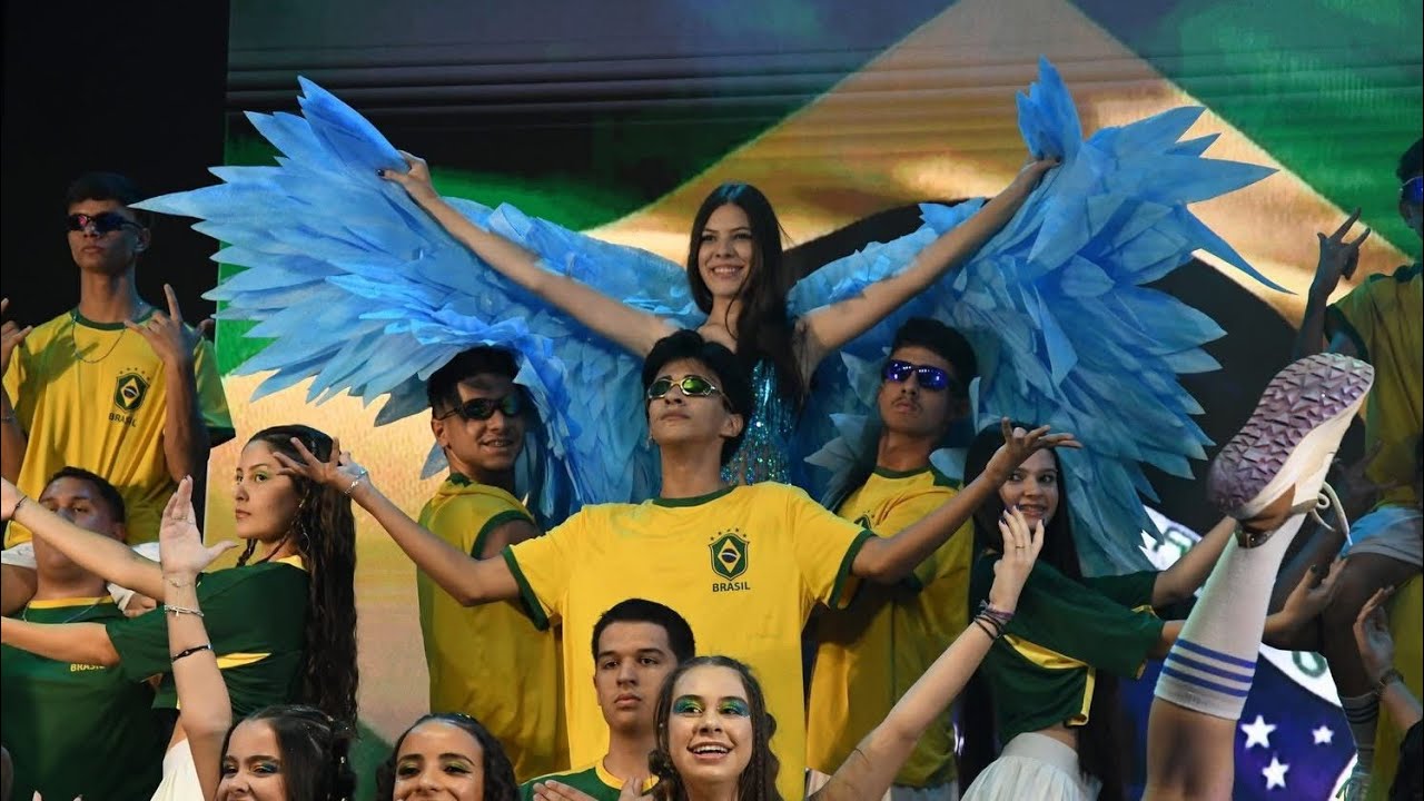 BRASIL ( ONDE O VERDE E O AMARELO SE TORNAM UM SÓ RITMO) APRESENTAÇÃO DE DANÇA 🇧🇷🔥