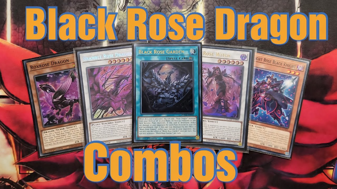 Комбинации Yu-Gi-Oh Black Rose Dragon