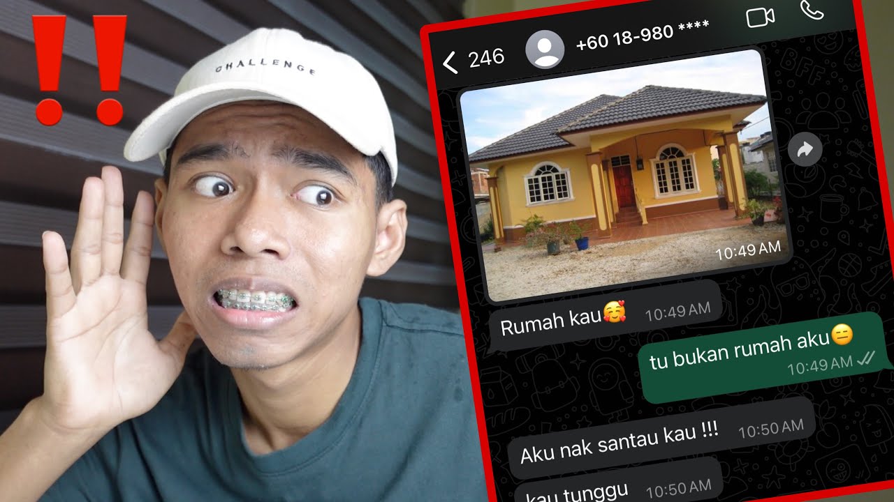 AKU KENA KACAU DENGAN ORANG TAK KENAL !!! SERAM WEHH !!