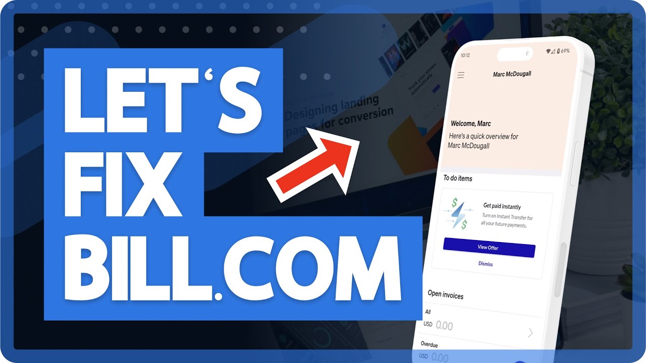 I redesigned bill.com | Speed UX/UI Design