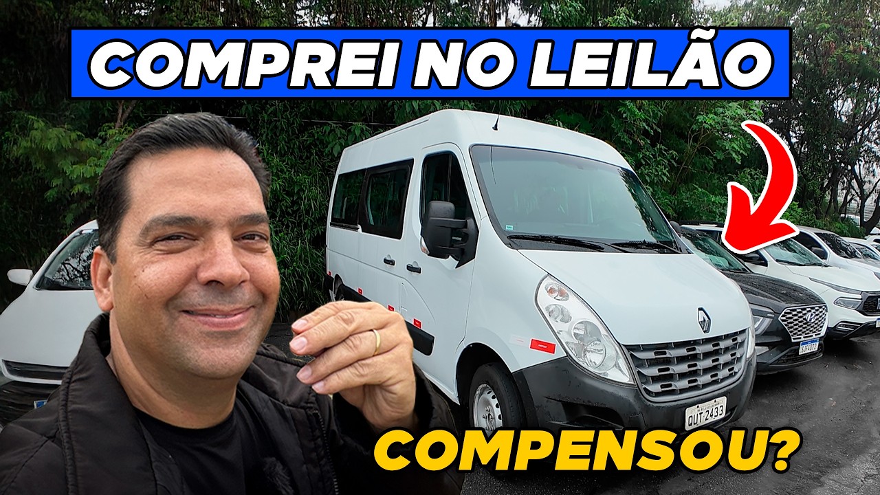 COMPREI UMA VAN NO LEILÃO PELA METADE DO PREÇO! SERÁ QUE COMPENSOU? *Resultado final*