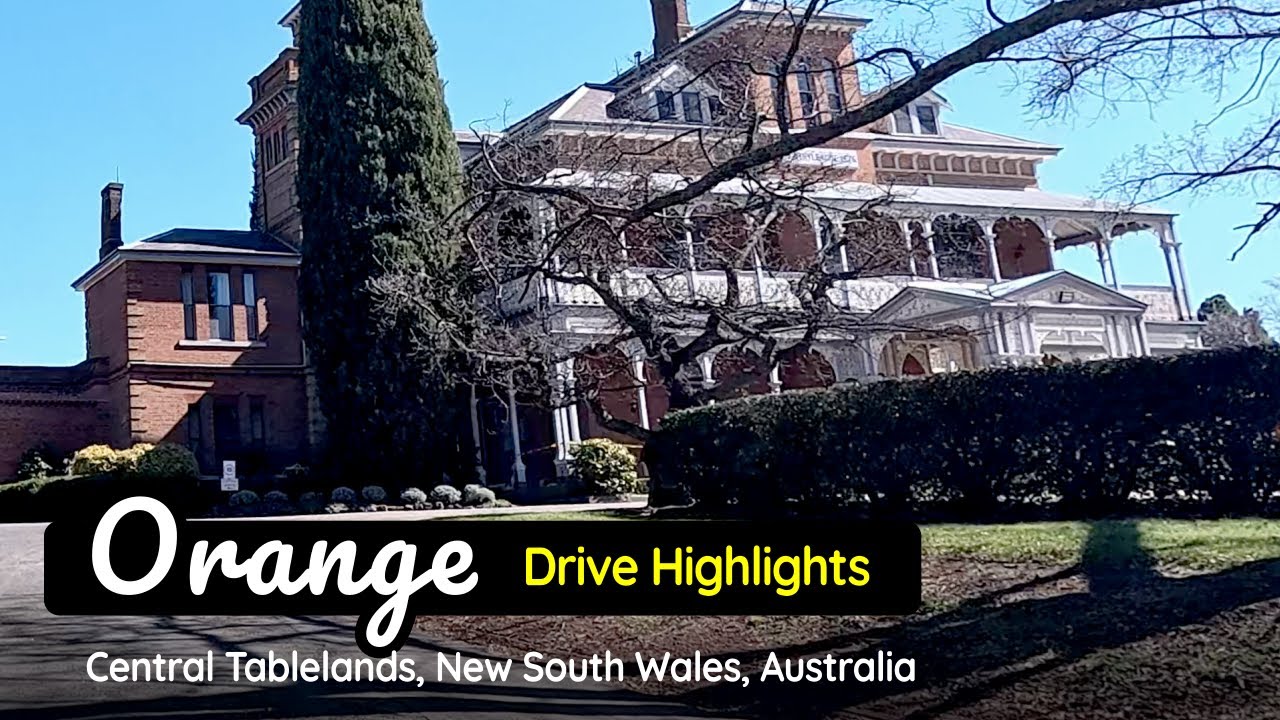 Highlights of Orange city driving tour in Central Tablelands, New South Wales Australia