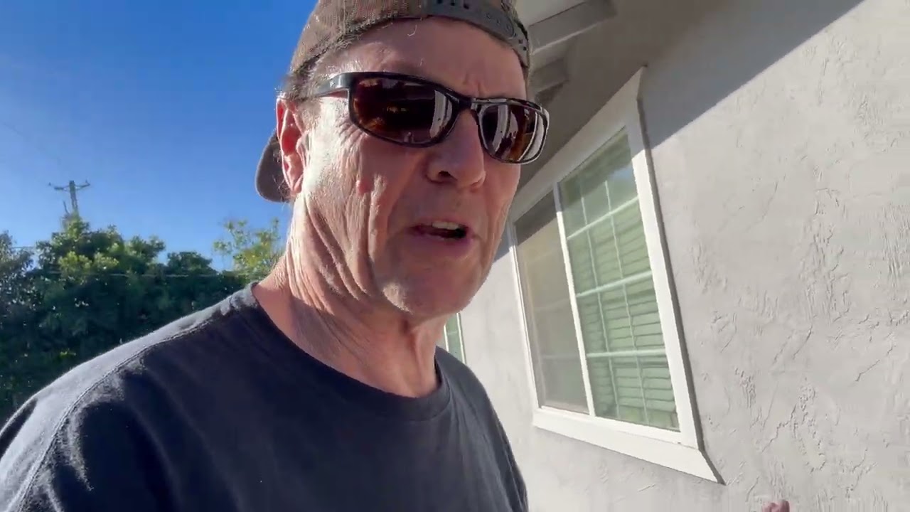Typical bulging stucco repair part 1. Hi guys. Ken Aberson Plastering here