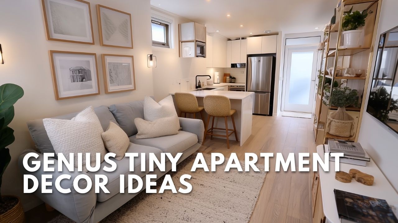 Genius Tiny Apartment Decor Ideas That Make Small Spaces Feel Open, Modern, and Organized
