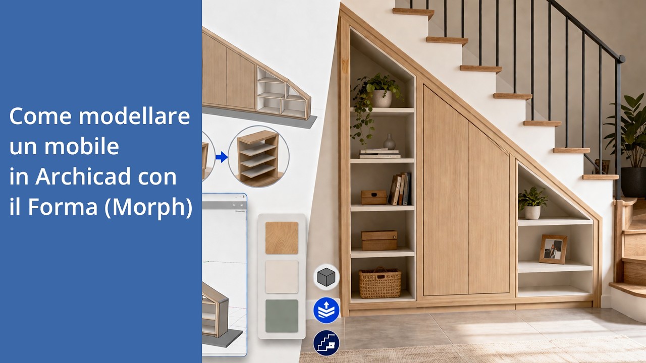 ARCHICAD come realizzare un mobile con lo Strumento Forma