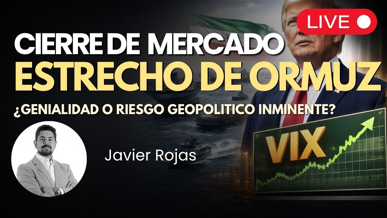 Trump cierra el Estrecho de Ormuz. EN VIVO 🔴 Cierre del Mercado | Market Close en Espa&ntilde;ol