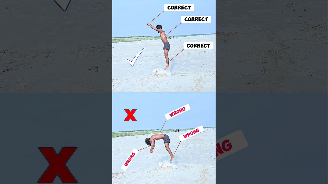 Frontflip Avoid This Error For Beginner |#shorts #frontflip #backflip @surajindianflipper