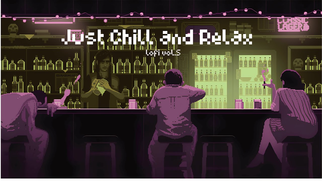 Pixel Bar Vibes 🎶 Relax & Unwind with Lofi