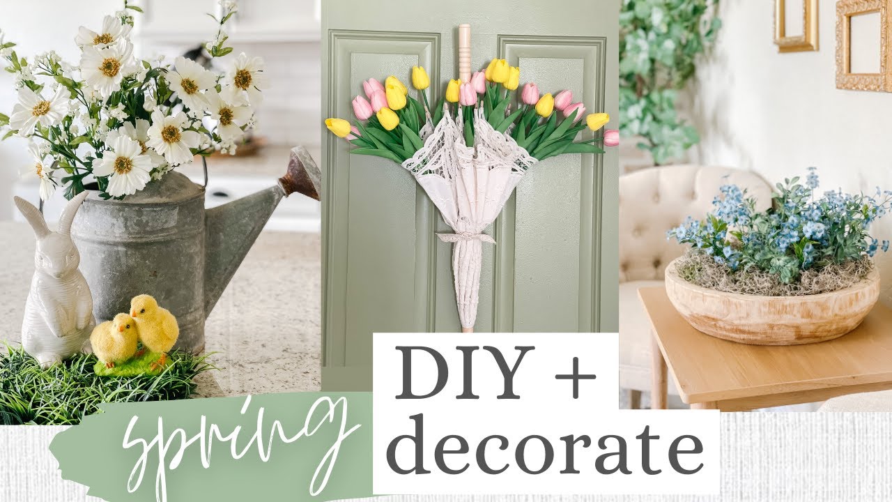 SPRING DECOR IDEAS 2022 | SPRING DECORATE WITH ME