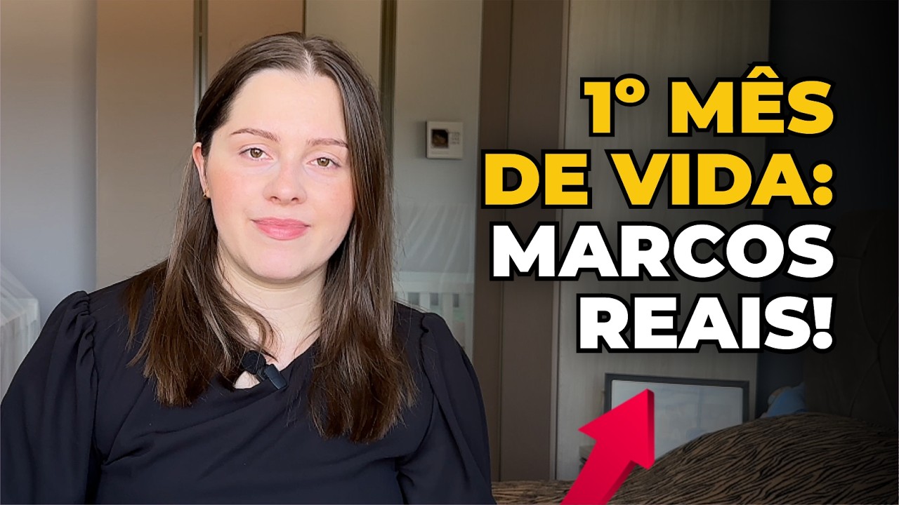 MARCOS DO DESENVOLVIMENTO DO BEBÊ | O que esperar do 0 ao 1 mês (marcos + sinais importantes!)